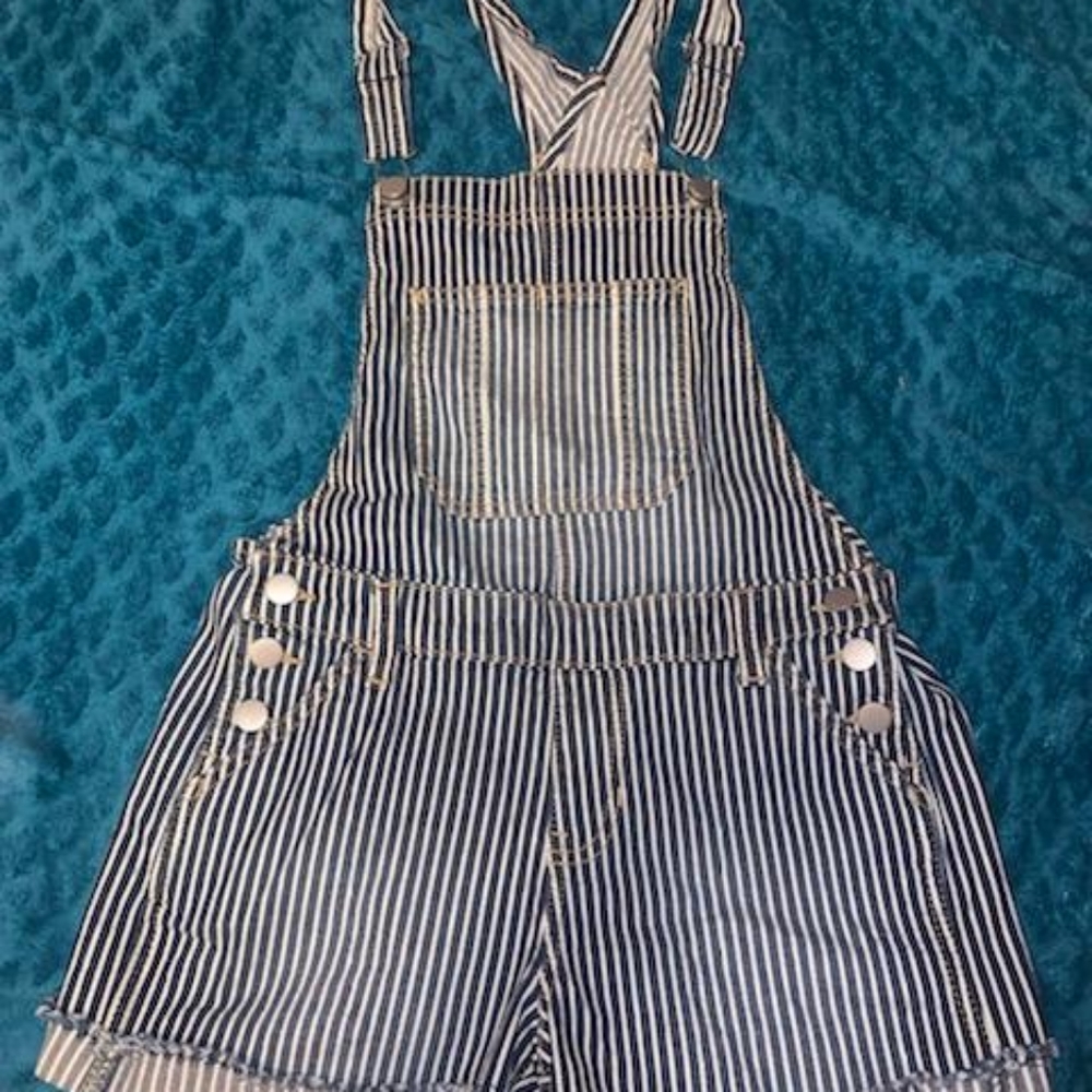 No Boundaries coverall shorts